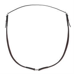 QHP Neck Rope LIBERTA - Læder Cordeo- Justerbar - Brun